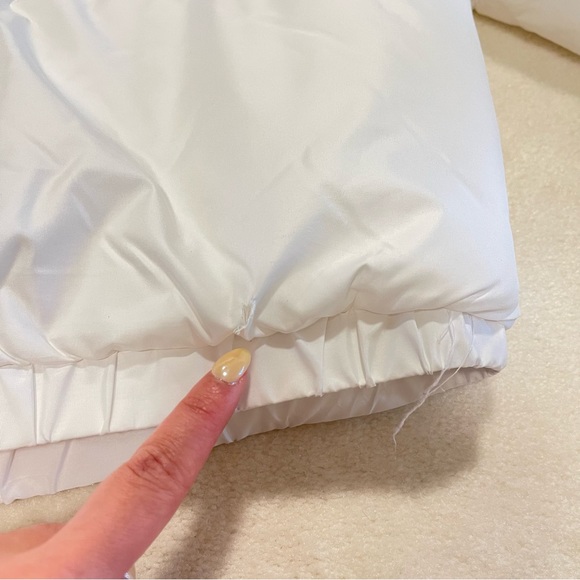 White Puffer Coat Jacket - Picture 3 of 3